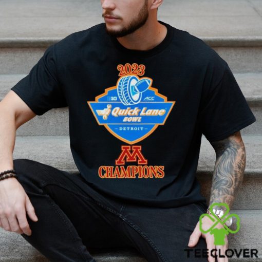 Minnesota Golden Gophers football 2023 Quick Lane Bowl Champions shirt