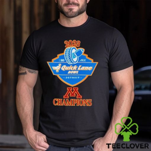 Minnesota Golden Gophers football 2023 Quick Lane Bowl Champions shirt
