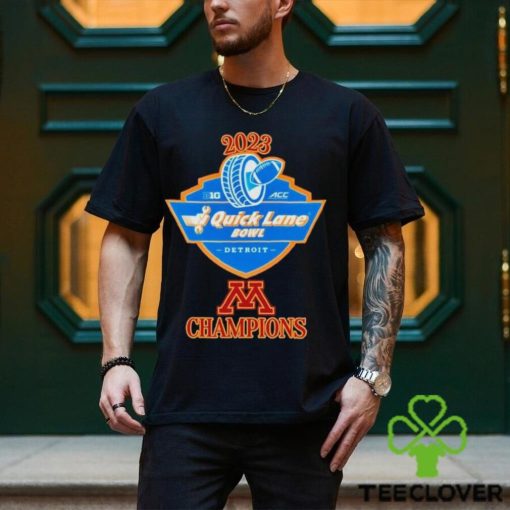 Minnesota Golden Gophers football 2023 Quick Lane Bowl Champions shirt