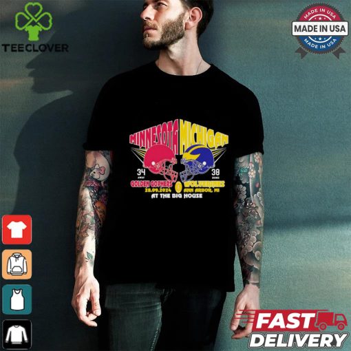 Minnesota Golden Gophers vs Michigan Wolverines at the big house shirt