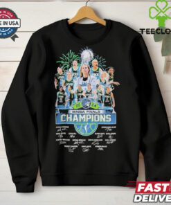 Minnesota Lynx 2024 WNBA Finals Champions Signatures Shirt