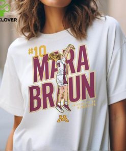 Minnesota NCAA Women's Basketball Mara Braun Tee Shirt