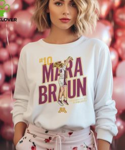 Minnesota NCAA Women's Basketball Mara Braun Tee Shirt