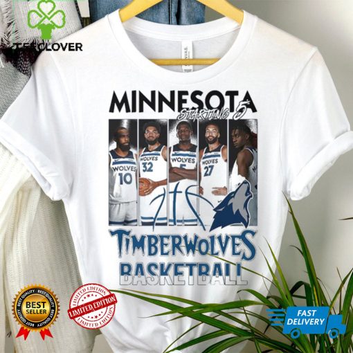 Minnesota Timberwolves Basketball Starting 5 shirt