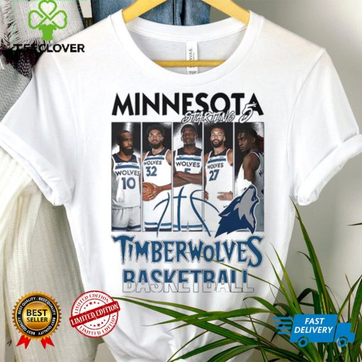 Minnesota Timberwolves Basketball Starting 5 hoodie, sweater, longsleeve, shirt v-neck, t-shirt