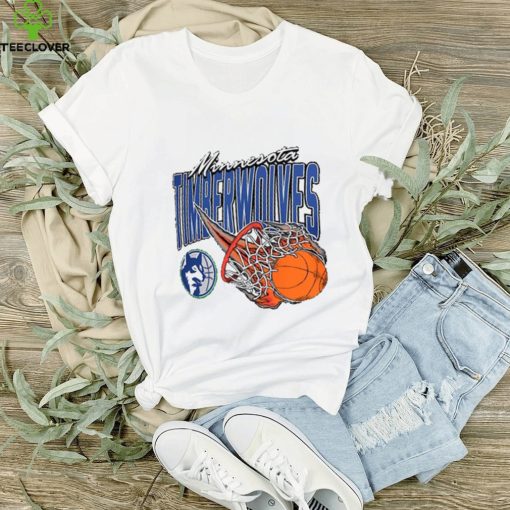 Minnesota Timberwolves Homage Unisex 35th Anniversary Hardwood Classics On Fire Tri Blend T Shirt