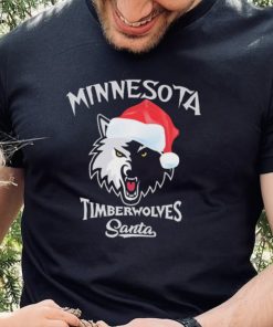 Minnesota Timberwolves Santa Hat Christmas Shirt