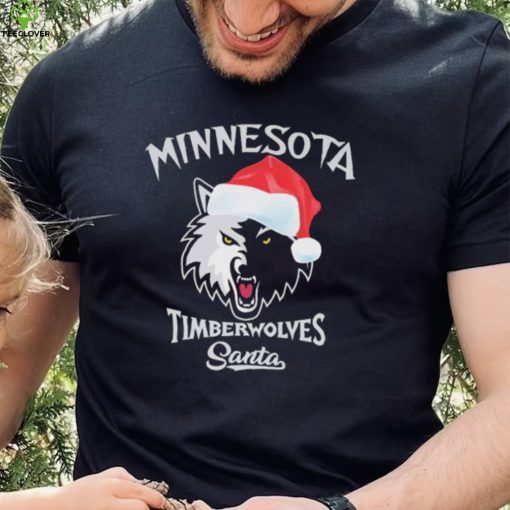 Minnesota Timberwolves Santa Hat Christmas Shirt