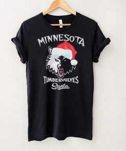 Minnesota Timberwolves Santa Hat Christmas Shirt