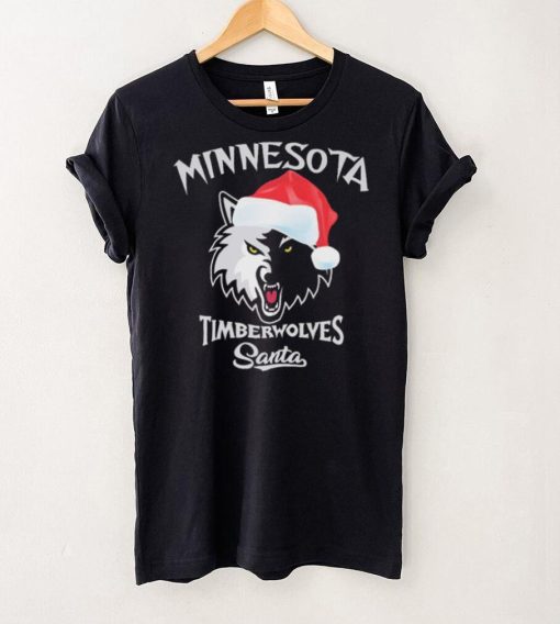 Minnesota Timberwolves Santa Hat Christmas Shirt