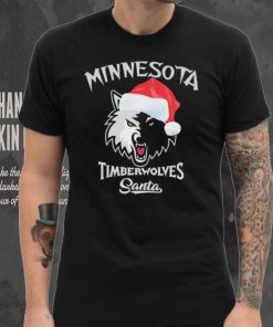 Minnesota Timberwolves Santa Hat Christmas Shirt