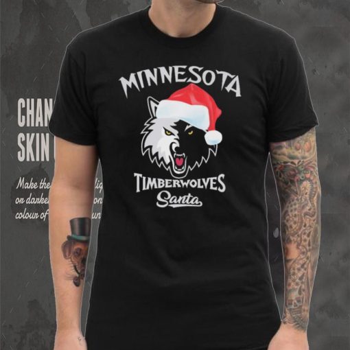 Minnesota Timberwolves Santa Hat Christmas Shirt