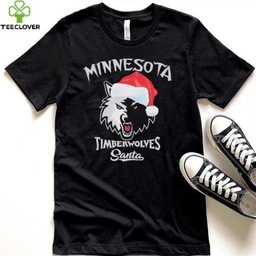 Minnesota Timberwolves Santa Hat Christmas Shirt