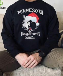 Minnesota Timberwolves Santa Hat Christmas Shirt