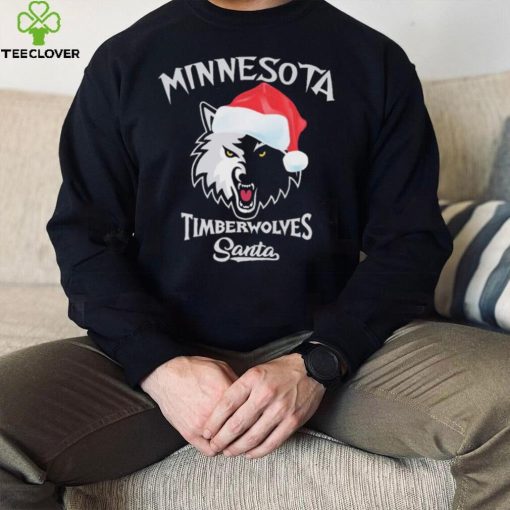 Minnesota Timberwolves Santa Hat Christmas Shirt