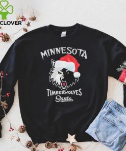 Minnesota Timberwolves Santa Hat Christmas Shirt