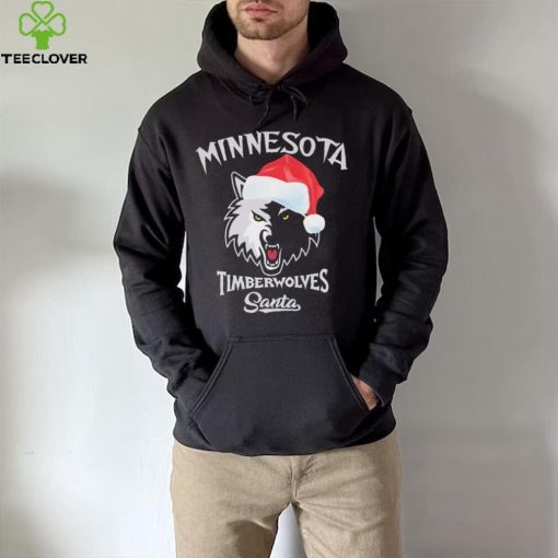 Minnesota Timberwolves Santa Hat Christmas Shirt