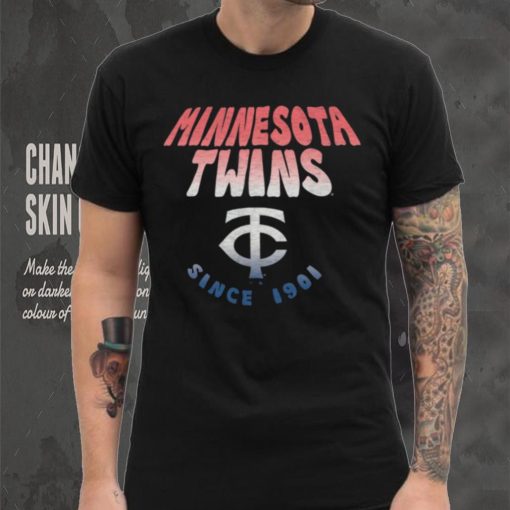 Minnesota Twins Blue Harmony Ava Raglan T Shirt