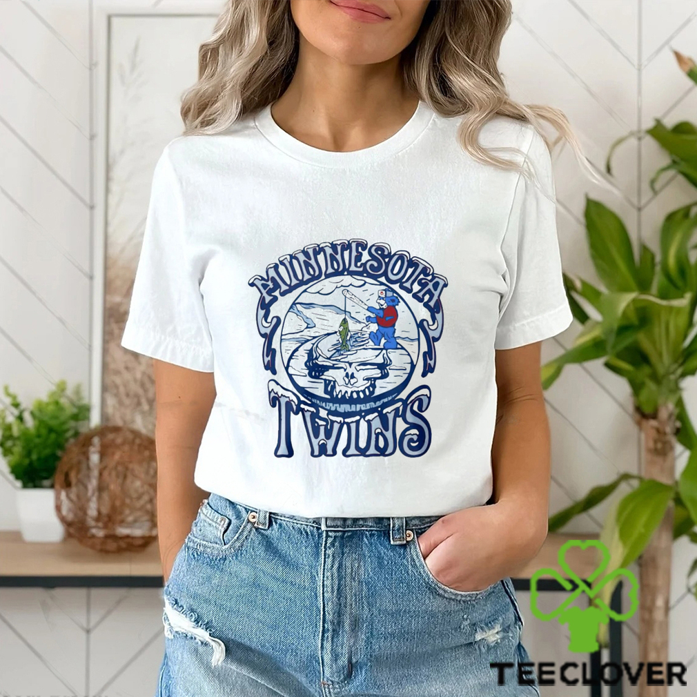 Minnesota Twins Grateful Dead fishing logo shirt - Limotees