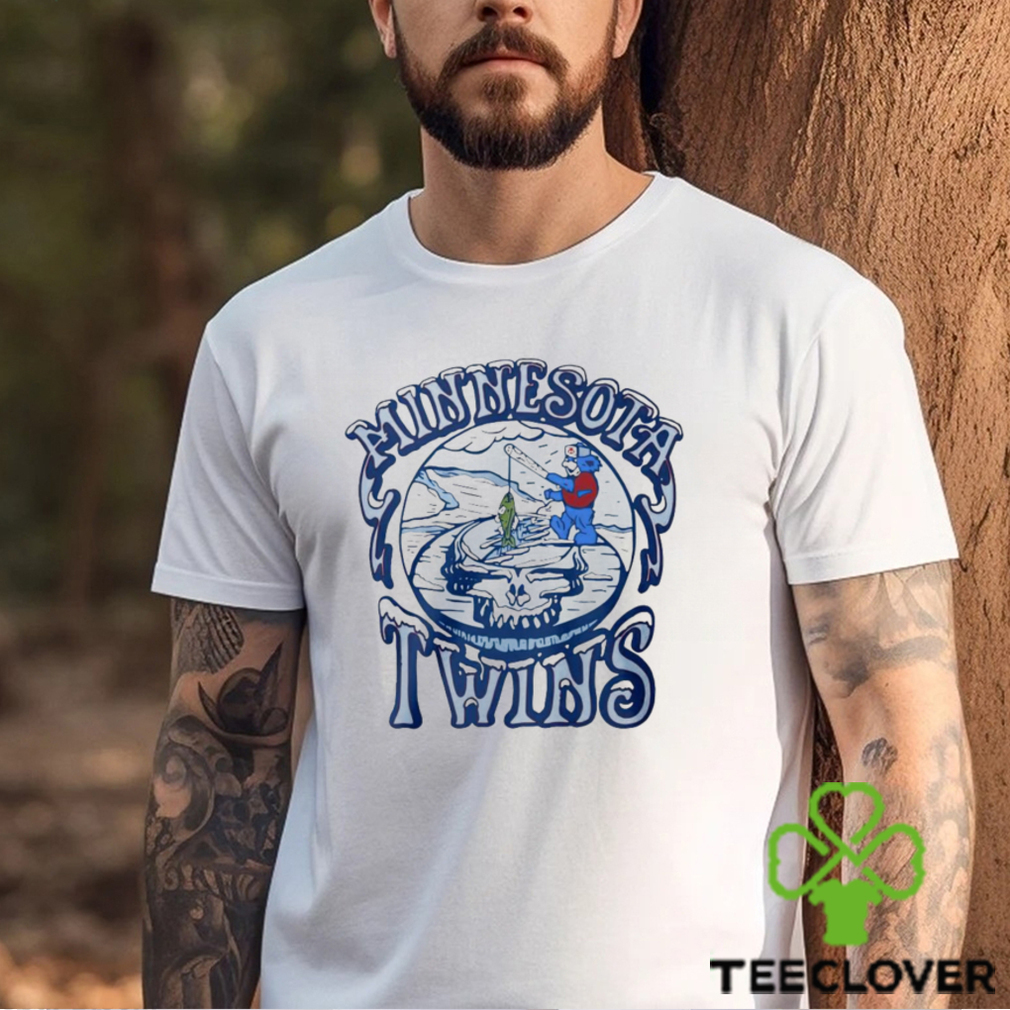 Minnesota Twins Grateful Dead fishing logo shirt - Limotees