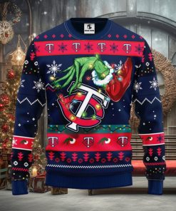 Minnesota Twins Grinch Christmas Ugly Sweater