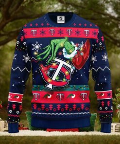 Minnesota Twins Grinch Christmas Ugly Sweater