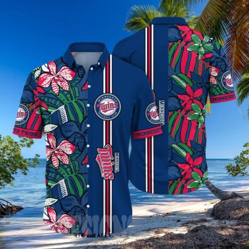 Minnesota Twins MLB Floral Full Printing Hawaiian Shirt