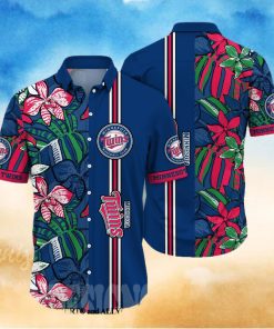Minnesota Twins MLB Floral Full Printing Hawaiian Shirt