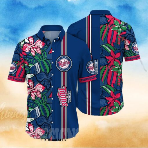 Minnesota Twins MLB Floral Full Printing Hawaiian Shirt
