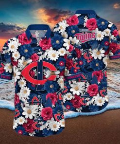 Minnesota Twins MLB Flower Hawaii Shirt And Tshirt For Fans, Summer Football Shirts NA49740