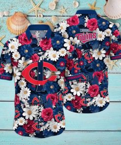 Minnesota Twins MLB Flower Hawaii Shirt And Tshirt For Fans, Summer Football Shirts NA49740