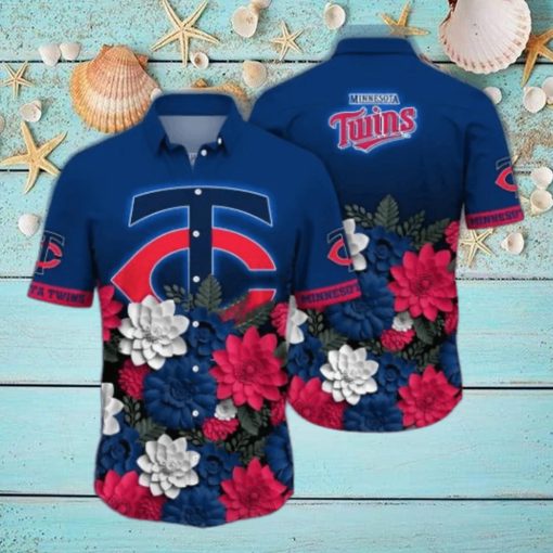 Minnesota Twins MLB Flower Hawaii Shirt And Tshirt For Fans