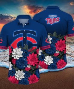Minnesota Twins MLB Flower Hawaii Shirt And Tshirt For Fans