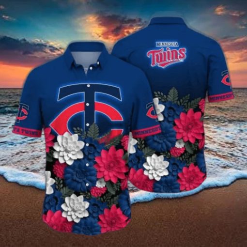 Minnesota Twins MLB Flower Hawaii Shirt And Tshirt For Fans
