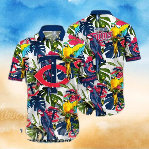 Minnesota Twins MLB Flower Unisex Hawaiian Shirt