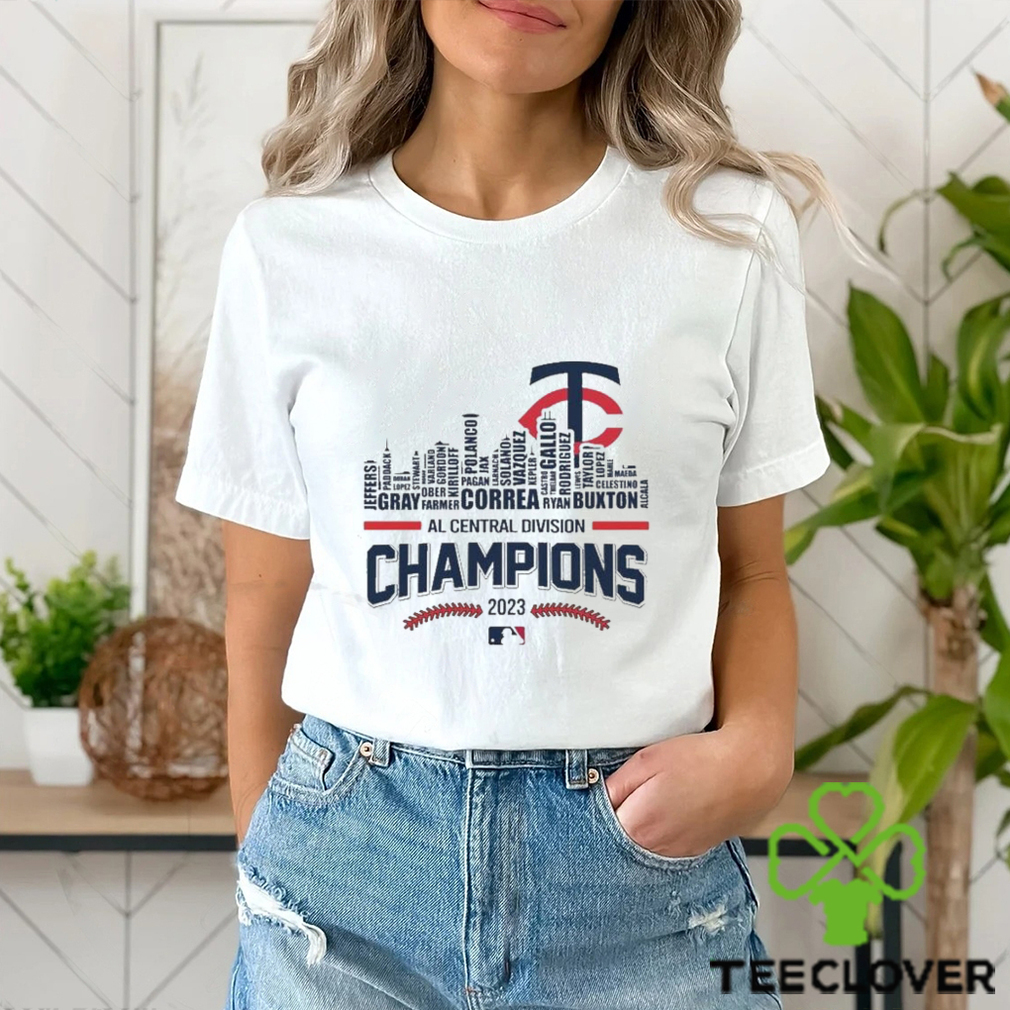 Official Minnesota Twins Players 2023 Al Central Division Champions Shirt,  hoodie, sweater, long sleeve and tank top