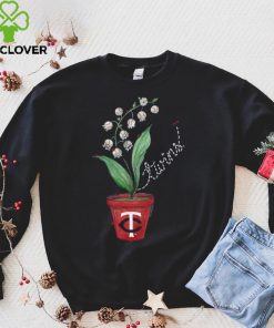Minnesota Twins Tiny Turnip Infant Lilies & Ladybugs T Shirt
