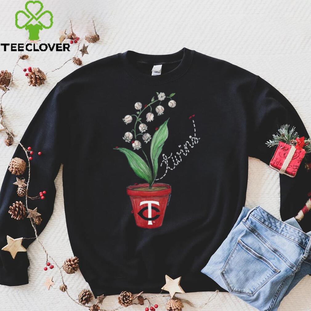 Minnesota Twins Tiny Turnip Infant Lilies & Ladybugs T Shirt Minnesota Twins Tiny Turnip Infant Lilies & Ladybugs T Shirt