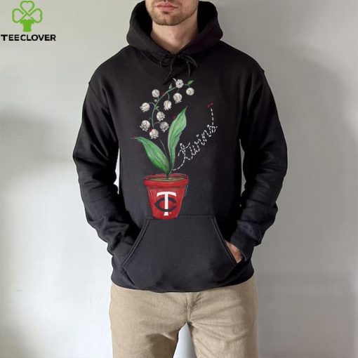 Minnesota Twins Tiny Turnip Infant Lilies & Ladybugs T Shirt