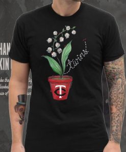 Minnesota Twins Tiny Turnip Infant Lilies & Ladybugs T Shirt