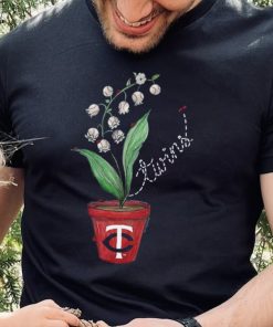 Minnesota Twins Tiny Turnip Infant Lilies & Ladybugs T Shirt