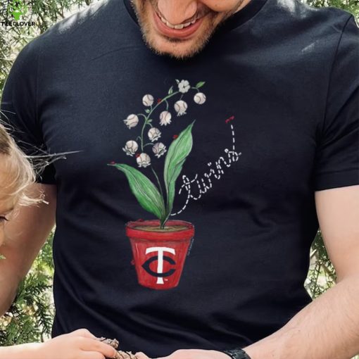 Minnesota Twins Tiny Turnip Infant Lilies & Ladybugs T Shirt