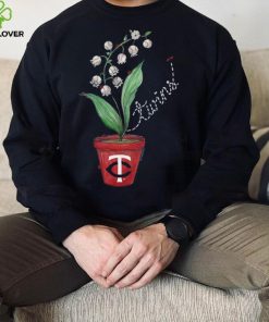 Minnesota Twins Tiny Turnip Infant Lilies & Ladybugs T Shirt
