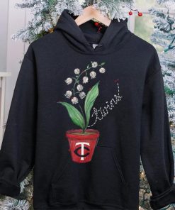 Minnesota Twins Tiny Turnip Infant Lilies & Ladybugs T Shirt