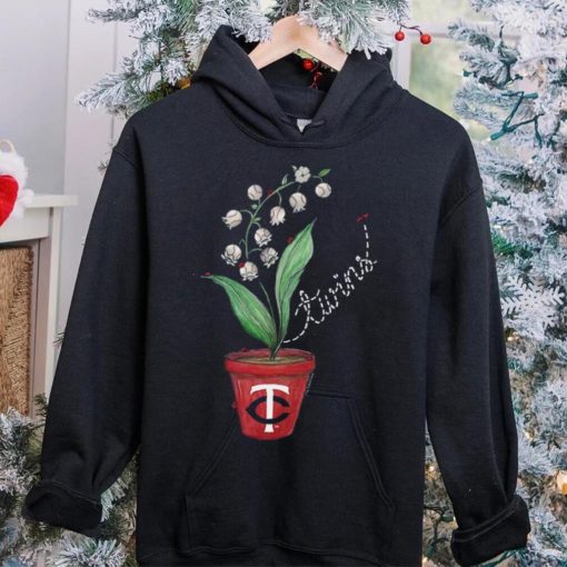 Minnesota Twins Tiny Turnip Infant Lilies & Ladybugs T Shirt