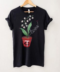 Minnesota Twins Tiny Turnip Infant Lilies & Ladybugs T Shirt