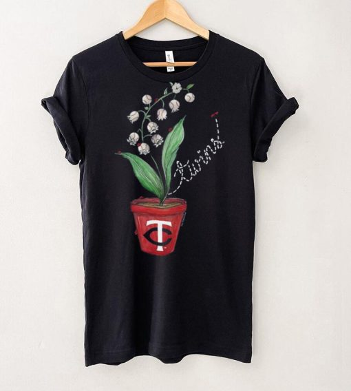Minnesota Twins Tiny Turnip Infant Lilies & Ladybugs T Shirt