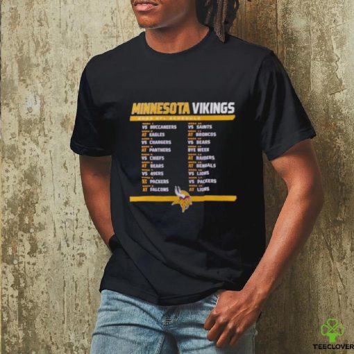 Minnesota Vikings 2023 NFL Schedule Shirt