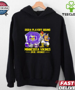 Minnesota Vikings 2024 Playoff Bound Skol Vikings mascot shirt