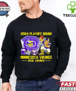 Minnesota Vikings 2024 Playoff Bound Skol Vikings mascot shirt